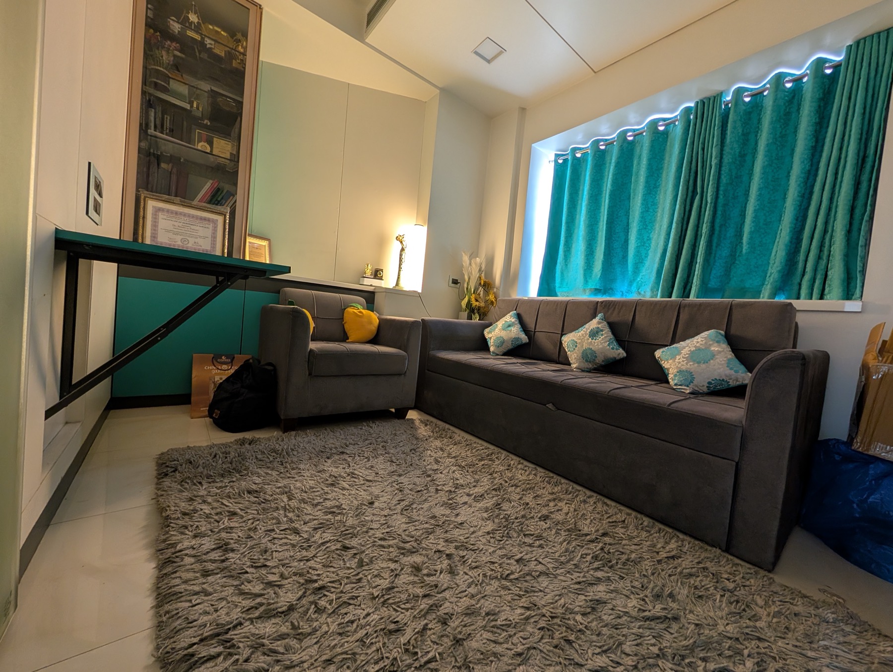 The consulting room where findings are discussed with patients