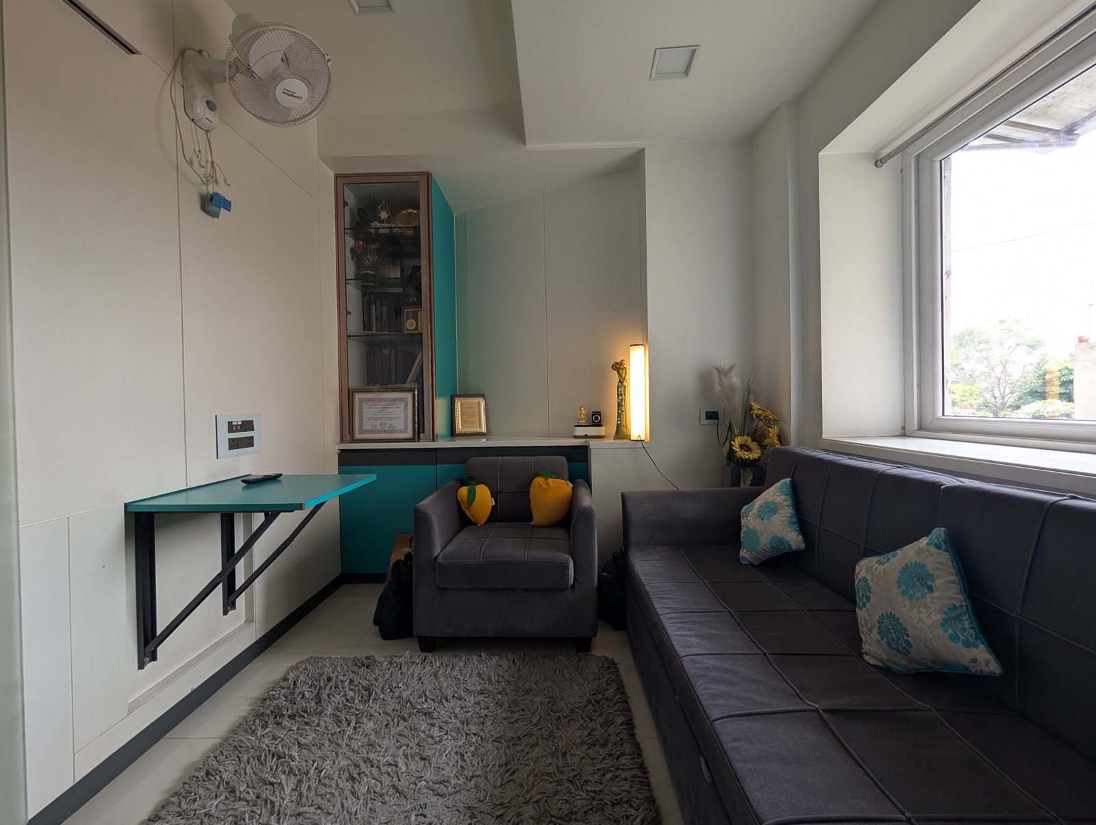 The consulting room at the centre, where scans are explained to patients