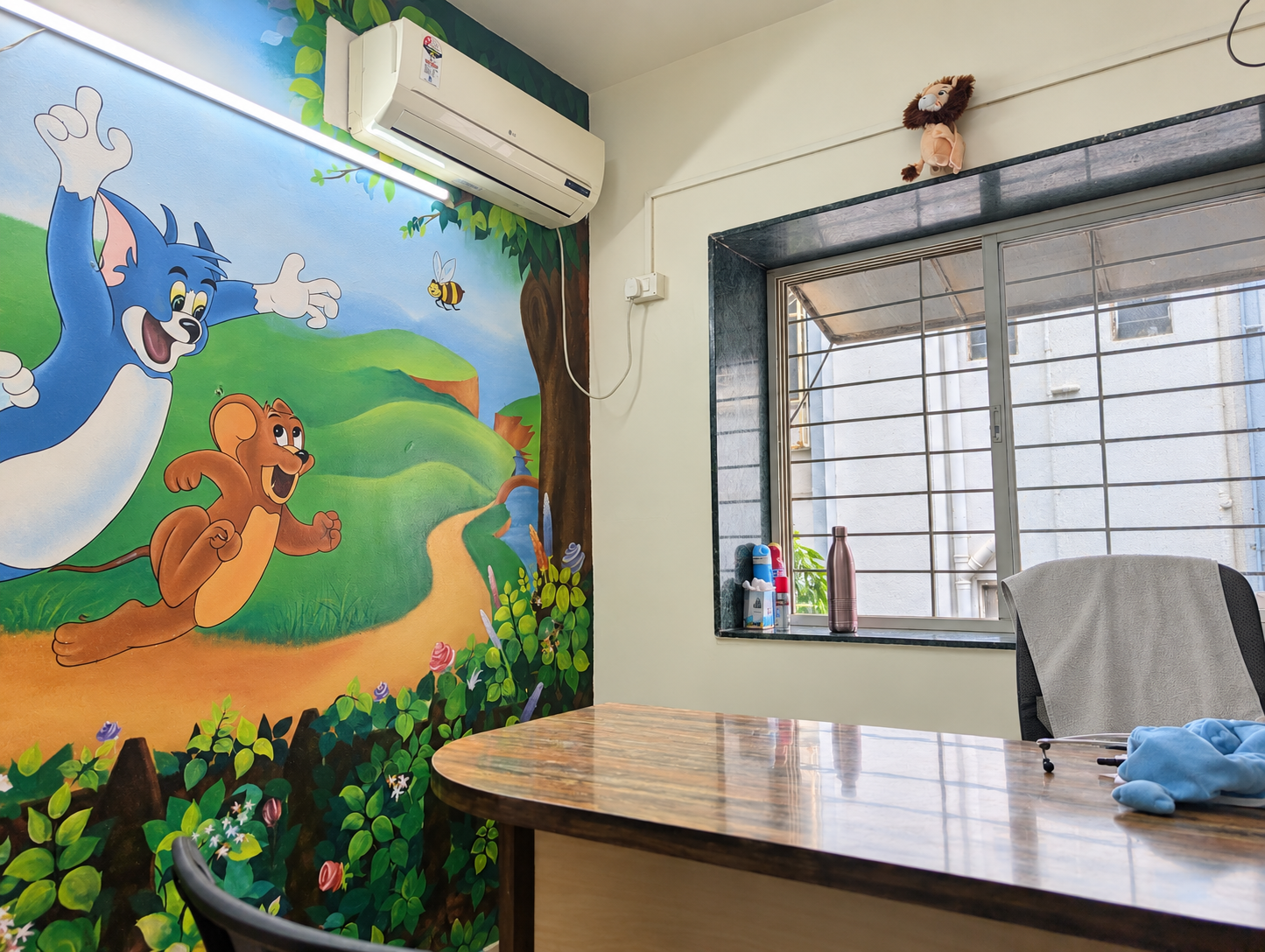 Dr. Pramila Sandeep Pansare's child-friendly consulting room at the centre