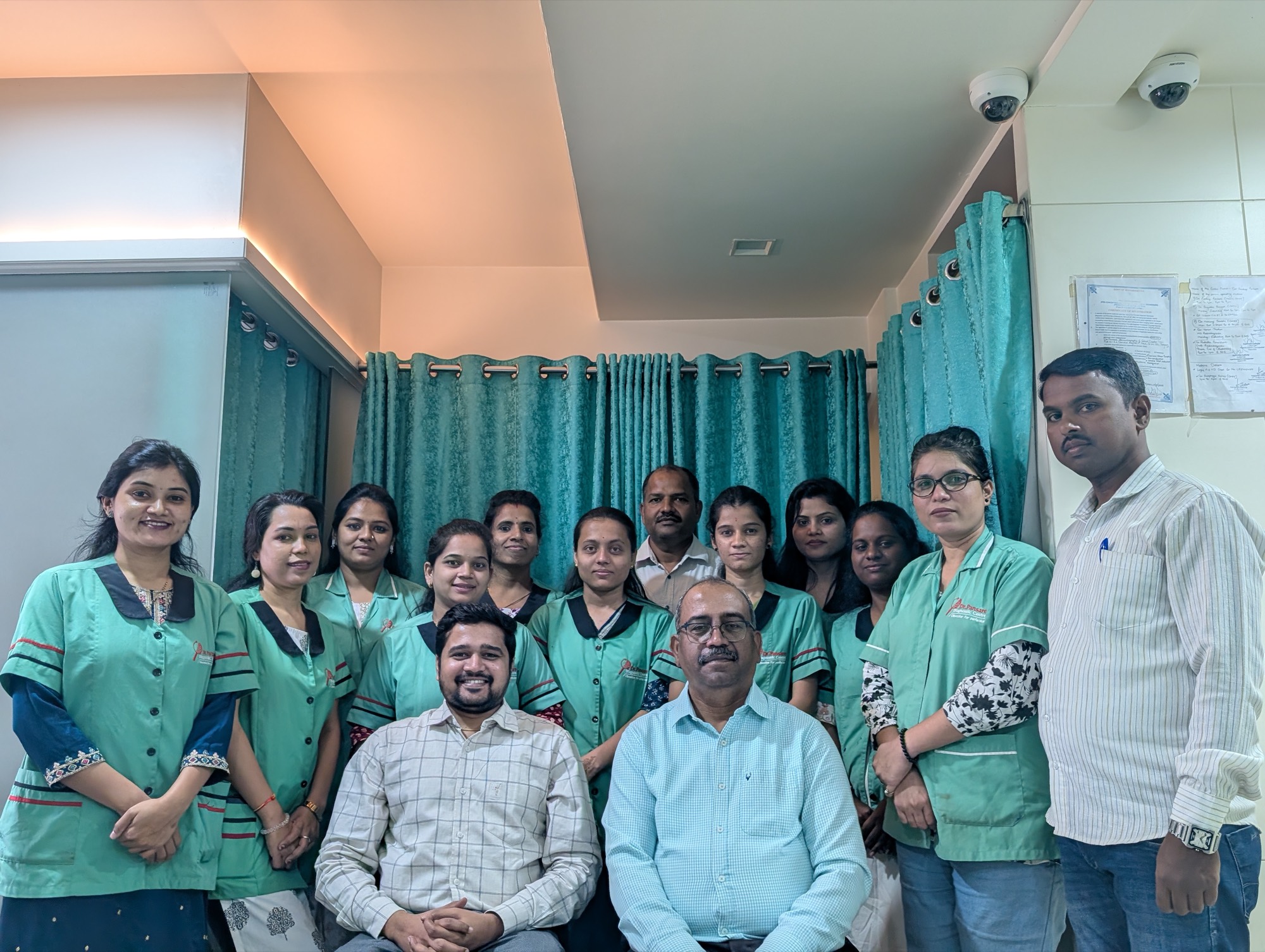 The clinical and support team of Dr. Pansare Diagnostic Centre