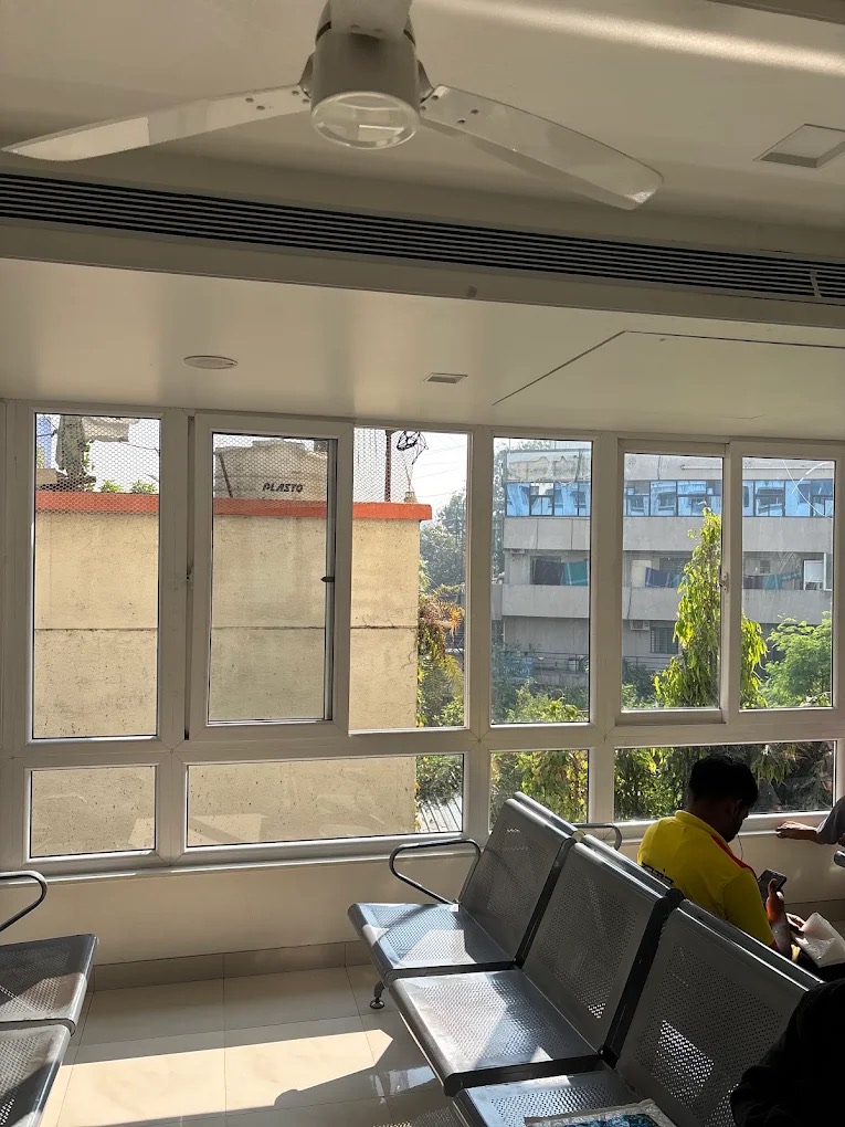 Daylight in the waiting area at the centre